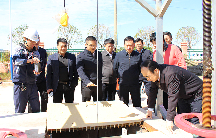 江西省生態(tài)環(huán)境廳黨組書記、廳長徐延彬一行蒞臨挺進(jìn)環(huán)保和樂新村項目點(diǎn)視察調(diào)研